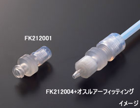 フッ素樹脂メスルアージョイント 適用チューブ外径1.6(1/16")mm
