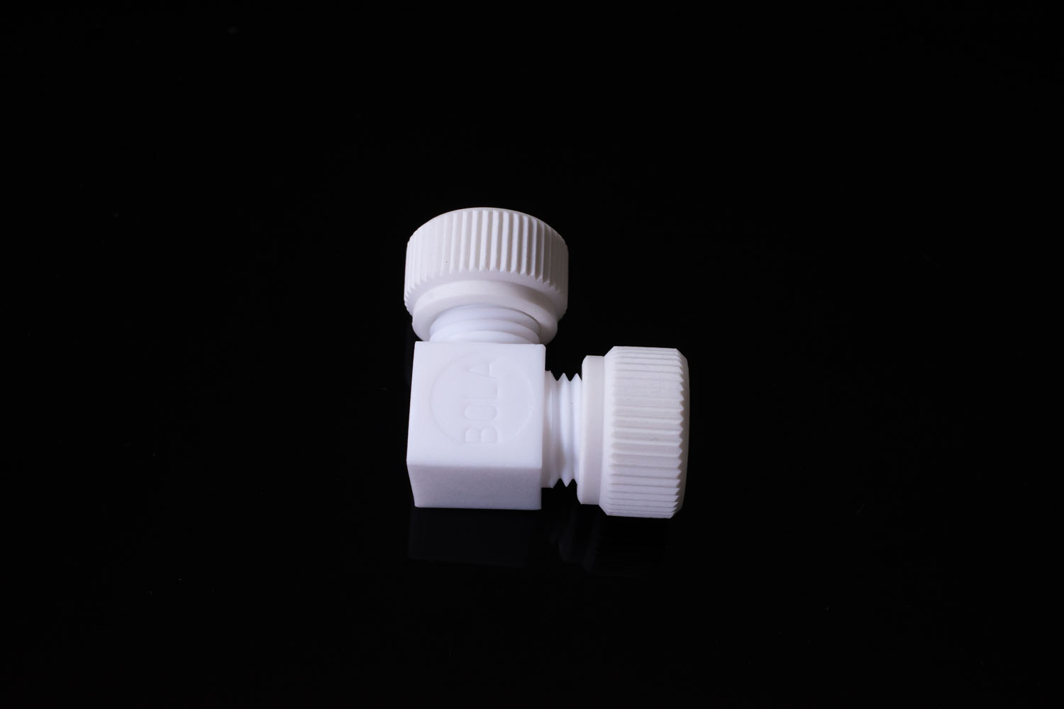 オールフッ素樹脂L型スクリュージョイント 適用チューブ外径8mm