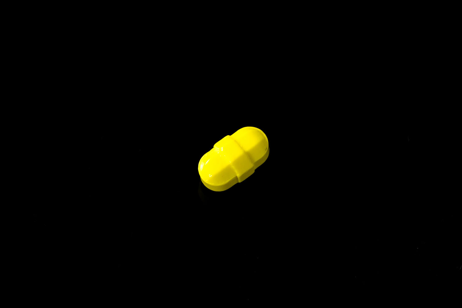 PTFE回転子 カラーオクタゴン型(アルニコ) 黄 直径×全長(mm)：8×15