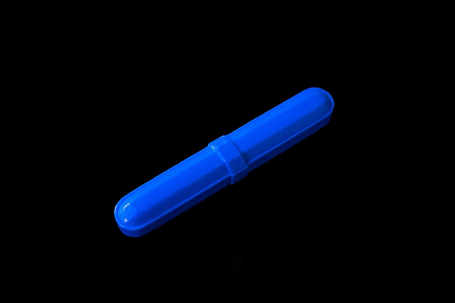 PTFE回転子 カラーオクタゴン型(アルニコ)  青 直径×全長(mm)：8×51