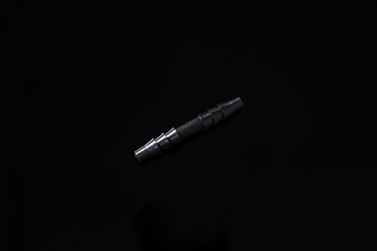 黒色PPストレート継手 軟質チューブ内径5mm：3/16"用