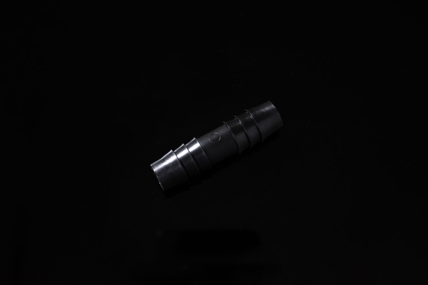 黒色PPストレート継手 軟質チューブ内径10mm：3/8"用