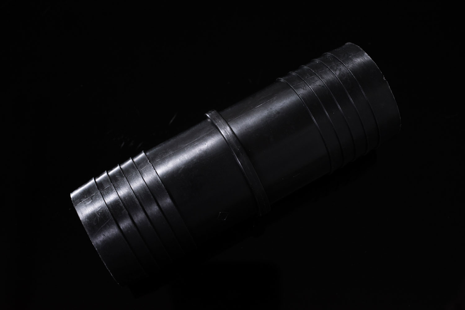 黒色PPストレート継手 軟質チューブ内径32mm：1-1/4"用
