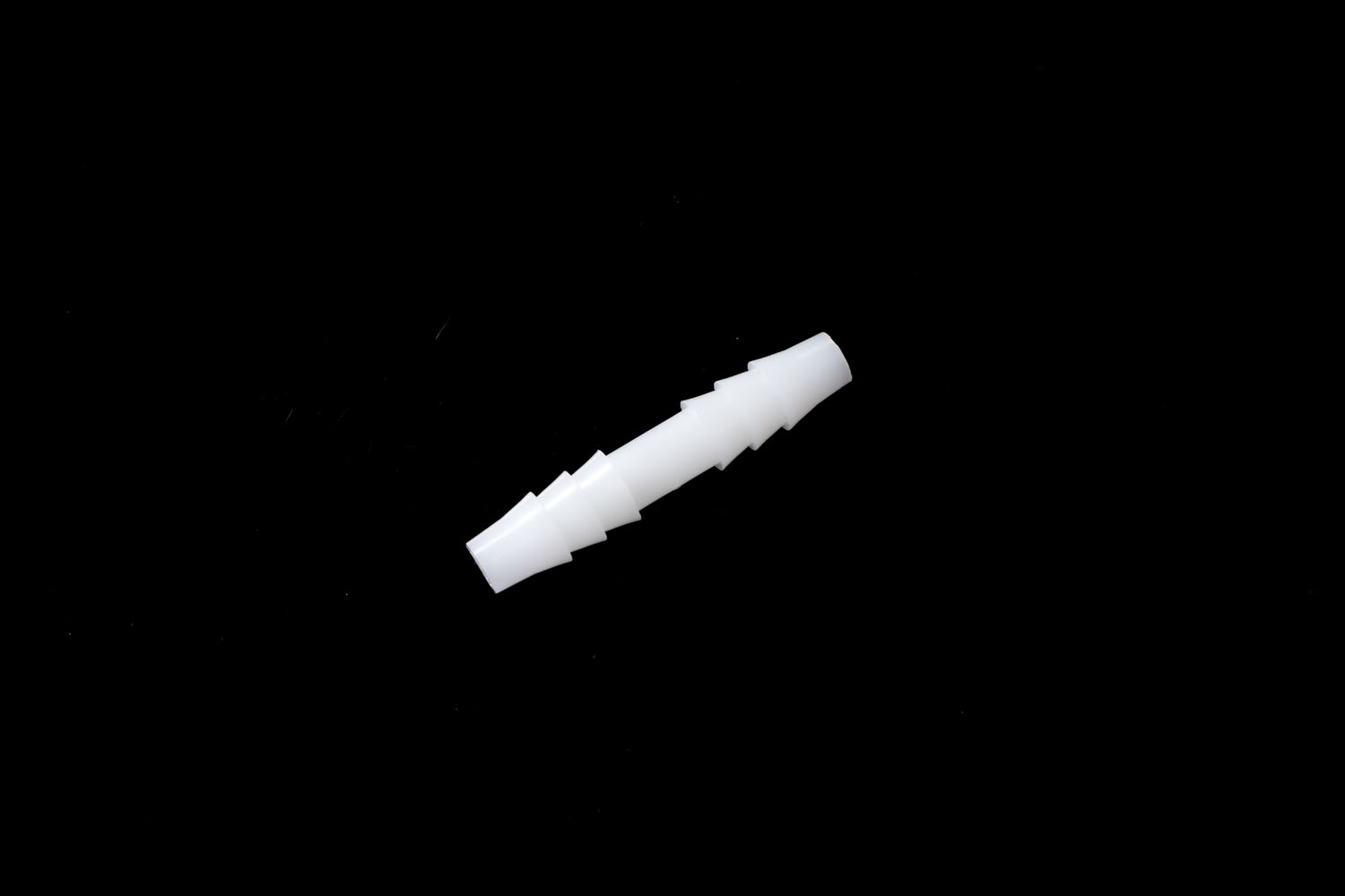 白色PPストレート継手 軟質チューブ内径6.5mm：1/4"用