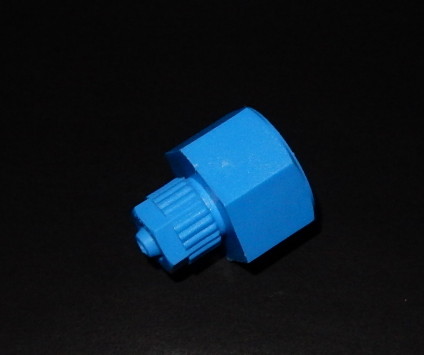 PP Rc1/2メスネジ付きチューブロックアダプター　適用チューブ 内径ｘ外径：6×8mm
