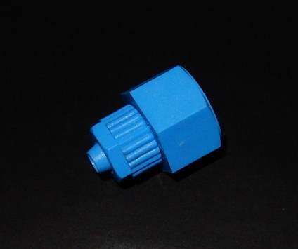 PP Rc1/2メスネジ付きチューブロックアダプター　適用チューブ 内径ｘ外径：8×10mm