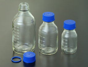 GL45セイフティコート付きガラスボトル 100mL
