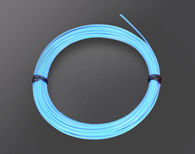 細径PTFEカラーチューブ 1/16"×0.25mm 青 10m巻