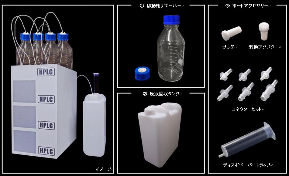 オムニフィット(R)  HPLCセーフティキット 廃液回収タンク5L付き