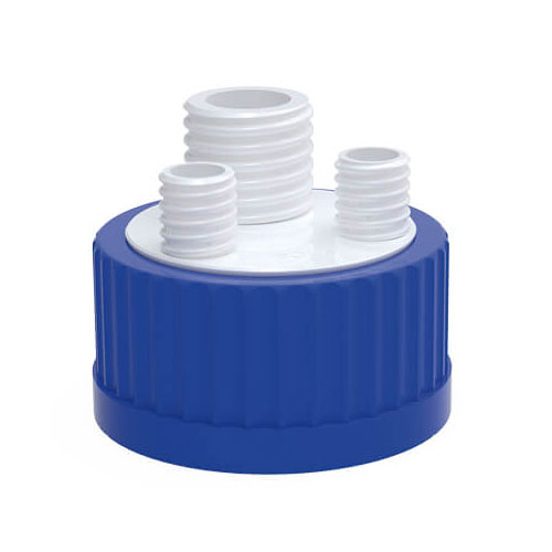 ボラ マルチチューブ用GLS80ボトルキャップ GL18×2、GL32×1 PTFE+PP