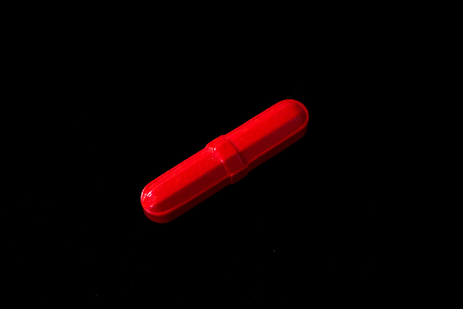 PTFE回転子 カラーオクタゴン型(アルニコ) 赤 直径×全長(mm)：8×38