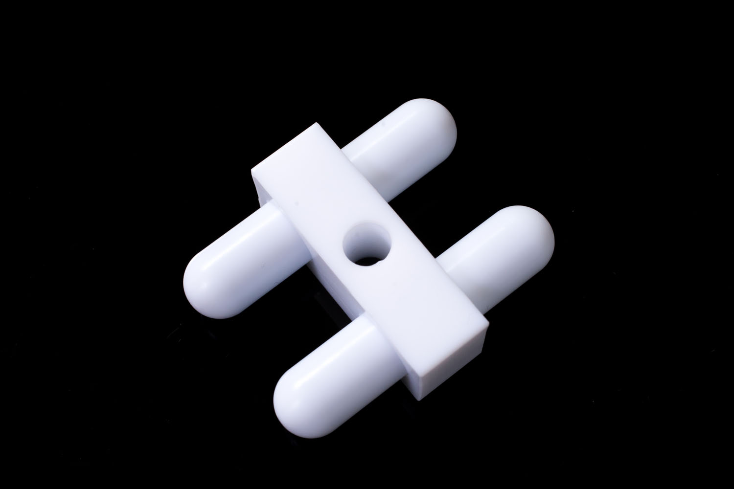 PTFE HP回転子 ツインバー型(サマコバ) 回転子サイズ直径×全長(mm)：12×55 ブロックサイズ(mm)：44×14×18