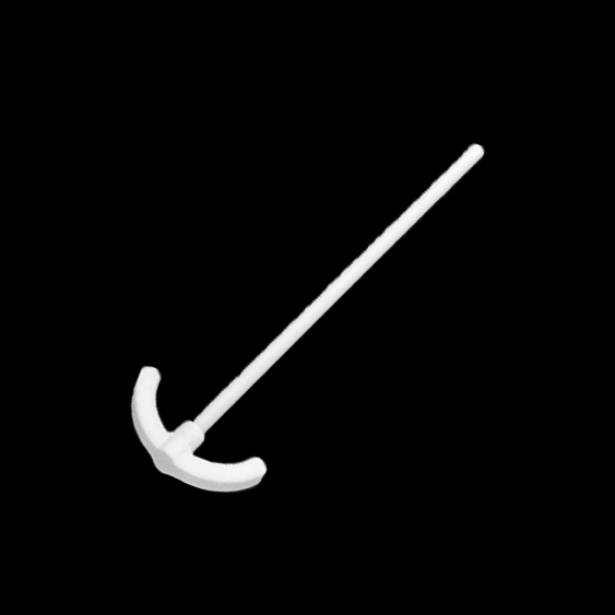 PTFEアンカー羽根付き撹拌棒