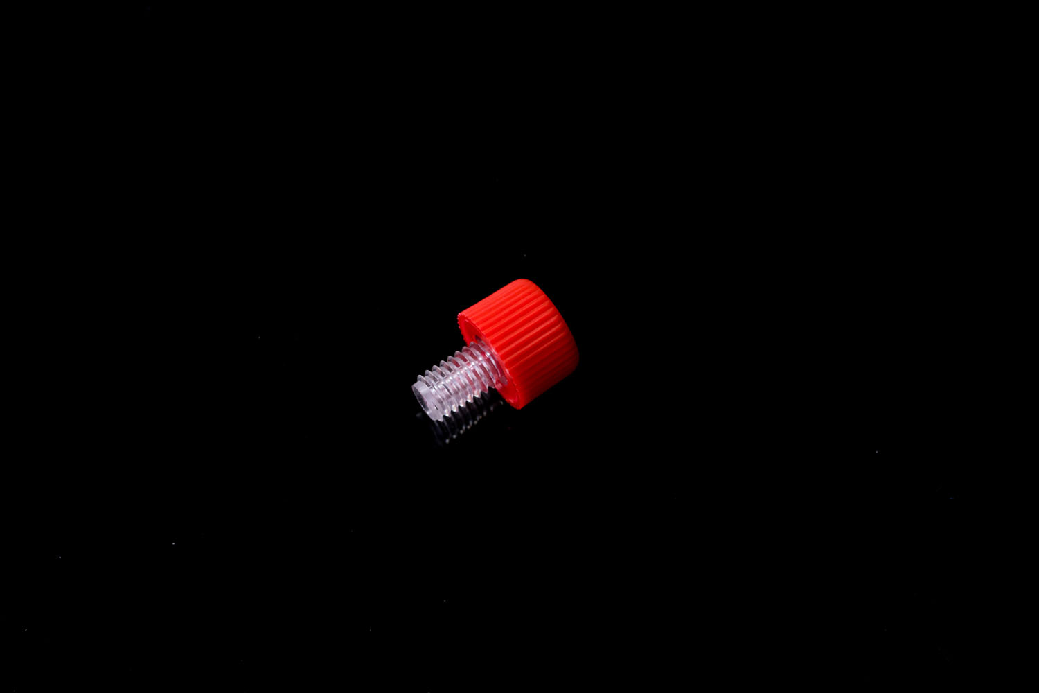 1/16"PC赤色ヘッドナット (M6×1オス)