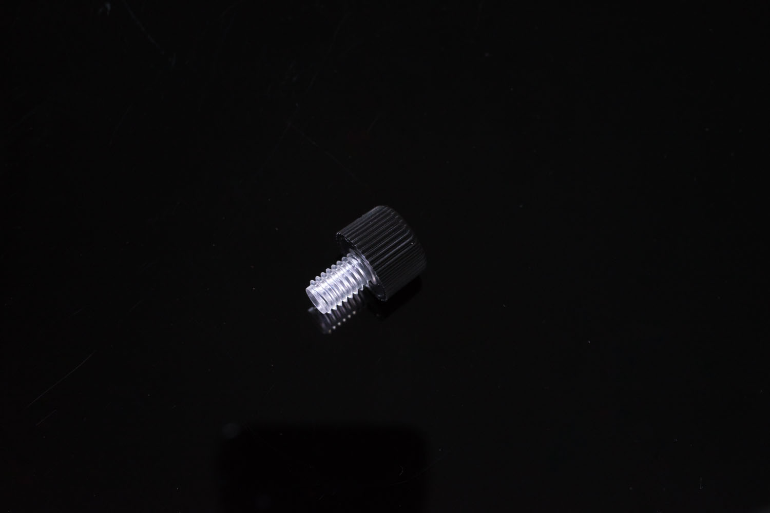 1/8"PC黒色ヘッドナット (M6×1オス)