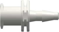 Female Luer Lug Style to Classic Series Barb 3/32" (2.4 mm) ID Tubing White Nylon