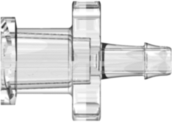 Female Luer Thread Style to 500 Series Barb 3/32" (2.4 mm) ID Tubing Clear Polycarbonate
