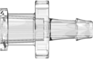 Female Luer Thread Style to 500 Series Barb 1/8" (3.2 mm) ID Tubing Clear Polycarbonate