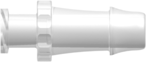 Female Luer Thread Style to 500 Series Barb 1/4" (6.4 mm) ID Tubing Animal-free Natural Polypropylene