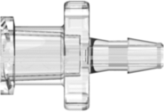Female Luer Thread Style to 200 Series Barb 3/32" (2.4 mm) ID Tubing Clear Polycarbonate