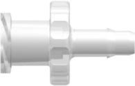 Female Luer Thread Style to 400 Series Barb 1/8" (3.2 mm) ID Tubing Animal-Free Natural Polypropylene