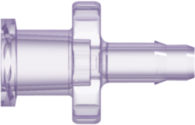 Female Luer Thread Style to 400 Series Barb 1/8" (3.2 mm) ID Tubing Rad. Stable Polycarbonate