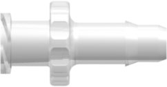 Female Luer Thread Style to 400 Series Barb 3/16" (4.8 mm) ID Tubing Animal-Free Natural Polypropylene