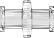 Female Luer Thread Style Coupler Clear Polycarbonate