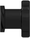 Female Luer Thread Style Cap Black Nylon