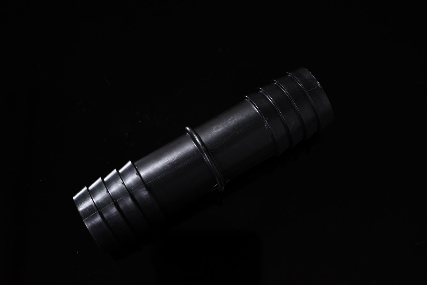 黒色PPストレート継手 軟質チューブ内径19mm：3/4"用