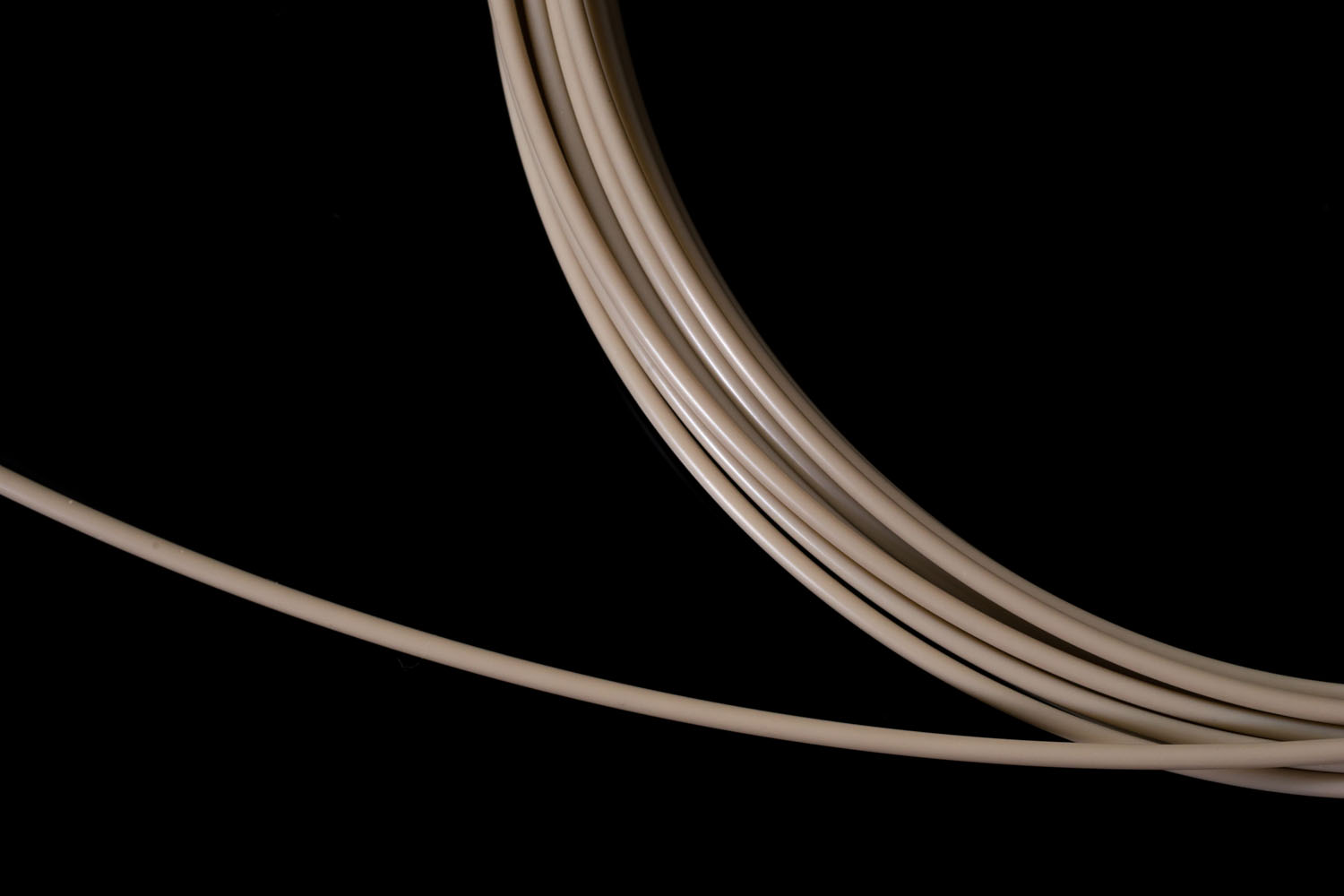 細径PEEKチューブ(ナチュラルカラー) 1/16"×0.065mm 10m巻 最大推奨使用圧：34.3MPa