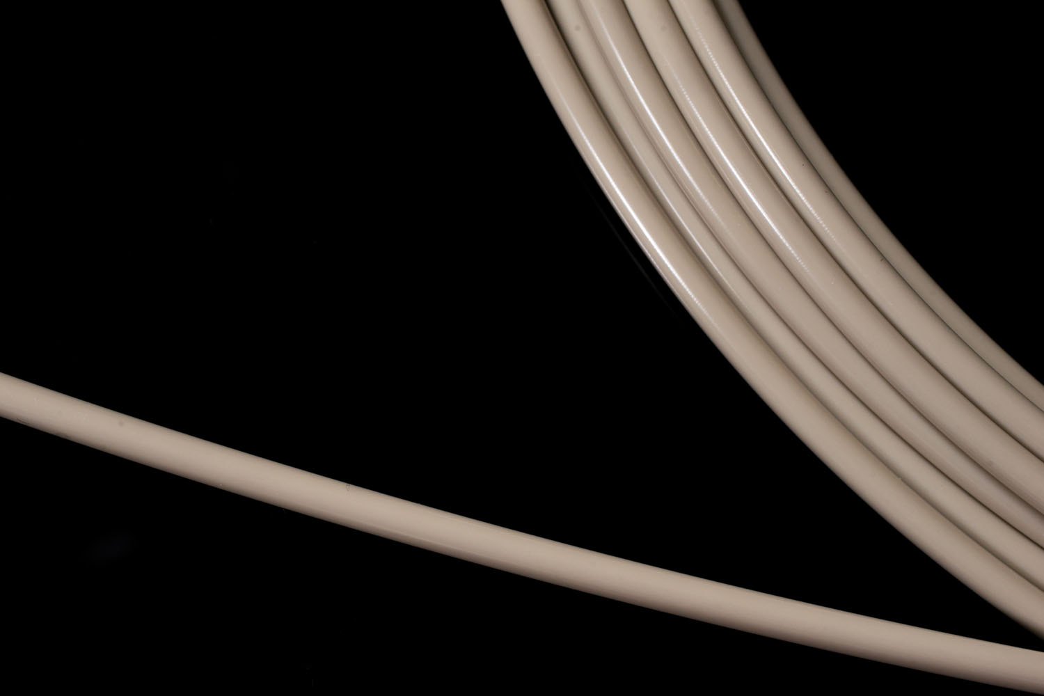 細径PEEKチューブ(ナチュラルカラー) 1/8"×1/16" 5m巻 最大推奨使用圧：27.0MPa