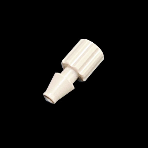 PEEK 1/4-28UNFメスネジ付きアダプター 軟質チューブ内径6mm用