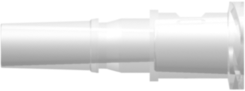 Male Luer to Female Luer Thread Style Coupler  (May be used with separate rotating lock ring; FSLLR) Animal-Free Natural Polypropylene