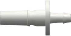 Male Luer to 500 Series Barb 3/32" (2.4 mm) ID Tubing (May be used with separate rotating lock ring; FSLLR) White Nylon