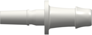 Male Luer to 500 Series Barb 3/16" (4.8 mm) ID Tubing (May be used with separate rotating lock ring; FSLLR) White Nylon