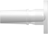 Male Luer Plug (May be used with separate rotating lock ring; FSLLR) Animal-Free Natural Polypropylene