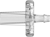 Male Luer Slip to 500 Series Barb 1/16" (1.6 mm) ID Tubing Clear Polycarbonate