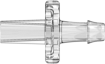 Male Luer Slip to 500 Series Barb 1/8" (3.2 mm) ID Tubing Clear Polycarbonate