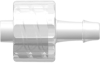 Male Luer Integral Lock Ring to 500 Series Barb 1/8" (3.2 mm) ID Tubing Animal-free Natural Polypropylene