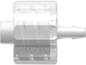 Male Luer Integral Lock Ring to 200 Series Barb 1/16" (1.6 mm) ID Tubing Animal-Free Natural Polypropylene