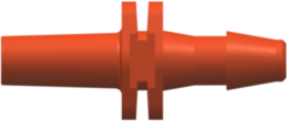 Male Luer Slip to 200 Series Barb 1/8" (3.2 mm) ID Tubing Red Nylon