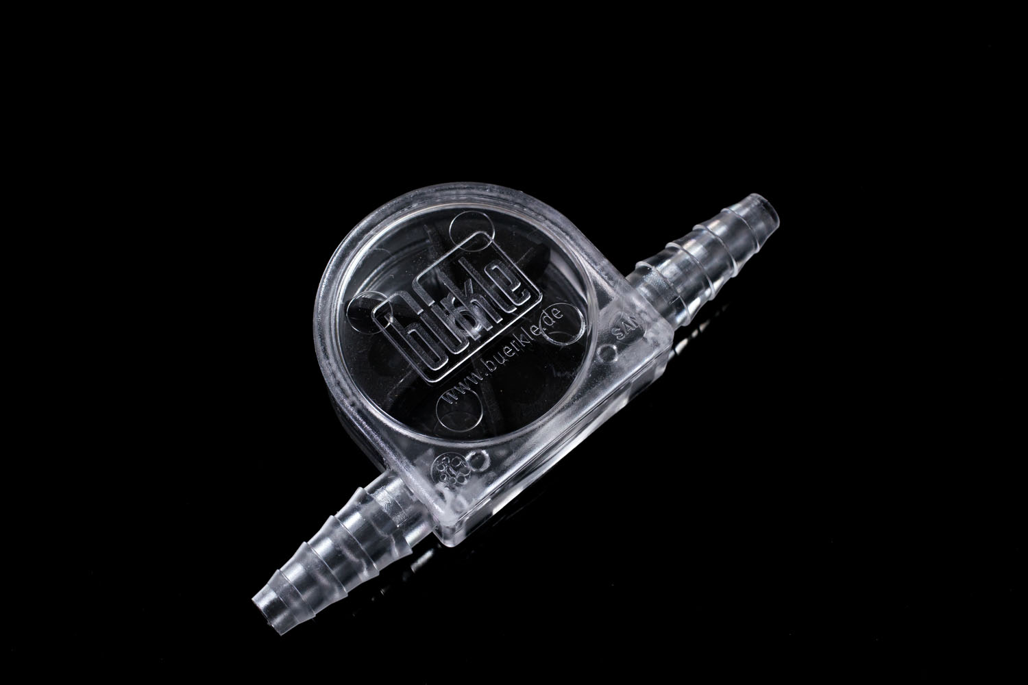 SANフローモニター羽根付き 軟質チューブ内径5～10mm 黒