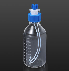[オムニフィット(R)  GL45ボトルキャップ]　ガラス試薬ボトルセット 100mL