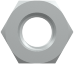 Panel Mount Nut 1/4-28 UNF with 7/16" Hex (For use with PMS FTLB AND FTLLB panel mount fittings) Stainless Steel