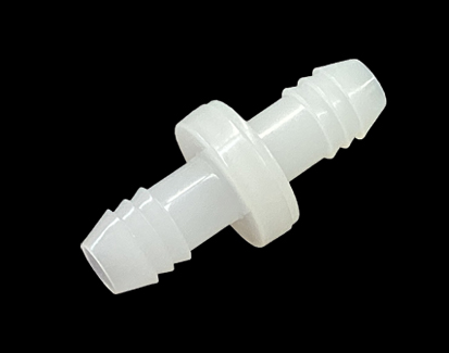 PVDFダイヤフラム式バーブチェックバルブ(PVDF+バイトン) 適用チューブ内径:9～10mm