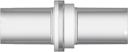 High Flow Check Valve Pocket for 8.8 mm OD Tubing to Pocket for 8.8 mm OD Tubing Cracking Pressure < .29 psig   Flow Rate with water at 100 mbar is > 1000 ml/min Clear MABS and Clear MABS