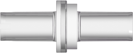 High Flow Check Valve Pocket for 6.8 mm OD Tubing to Pocket for 6.8 mm OD Tubing Cracking Pressure < .29 psig   Flow Rate with water at 100 mbar is > 1000 ml/min Clear MABS and Clear MABS w/Silicone Diaphragm