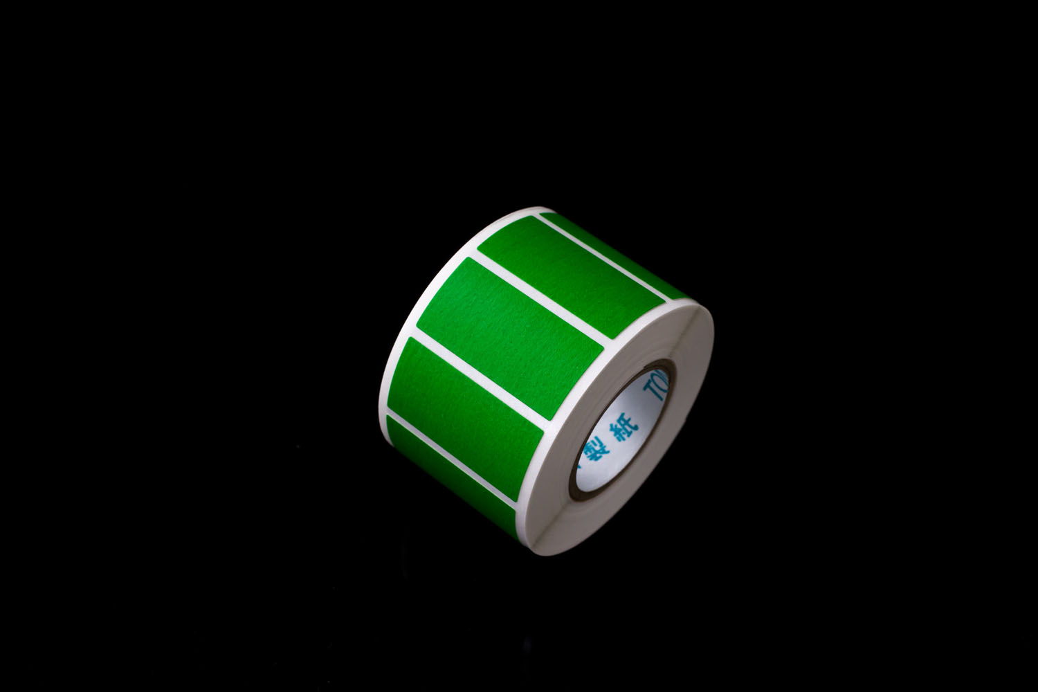 カラーラベル(再剥離タイプ) ラベルサイズ：15×30mm　緑
