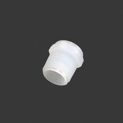 PVDF NPTオスネジ－NPTメスネジブッシング　3/8-18NPTオス - 1/4-18NPTメス